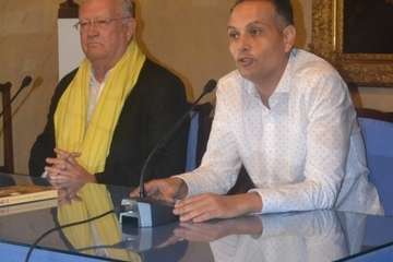 Juancho Armas pone el colofón al taller de escritura de la Casa-Museo de Telde (Foto Inma Perera)